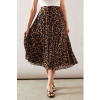 Wallis Brown Midi Skirt Womens Occasion Skirts