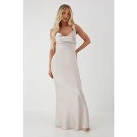 Misspap Champagne Slip Dress Womens Bridesmaids Dresses