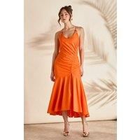Coast Orange Midaxi Dress Womens Occasion Dresses