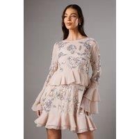 Coast Nude Mini Dress Womens Occasion Dresses