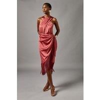 Coast Rust Midi Dress Womens Occasion Dresses