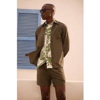 Burton Khaki Shirt Mens Casual Shirts