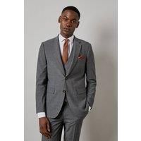 Burton Mid Grey Suit Jacket Mens Smart Suits