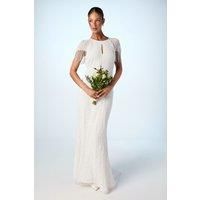 Coast Ivory Fit & Flare Dress Womens Bridal Dresses