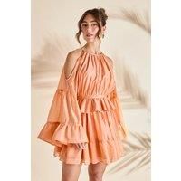Coast Peach Mini Dress Womens Occasion Dresses