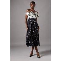 Coast Mono Midi Dress Womens Occasion Dresses
