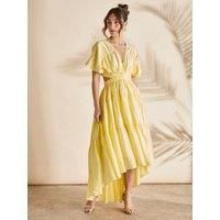 Coast Yellow Maxi Dress Womens Occasion Dresses