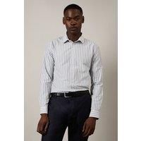 Burton Grey Shirt Mens Smart Shirts
