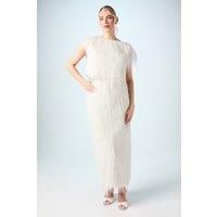 Fringe Midi Skirt