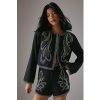 Warehouse Black Jacket Womens Daywear Jackets & Coats