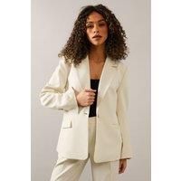 Wallis Cream Casual Jacket Womens Daywear Jackets & Coats