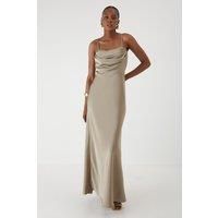 Misspap Bronze Maxi Dress Womens Occasion Dresses