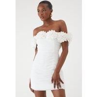 Misspap White Mini Dress Womens Occasion Dresses