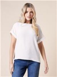 Womens Roll Sleeve Blouse