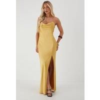 Misspap Yellow Maxi Dress Womens Occasion Dresses