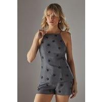Warehouse Grey Top Womens Going Out Tops