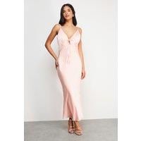 Warehouse Peach Dress Womens Occasion Dresses