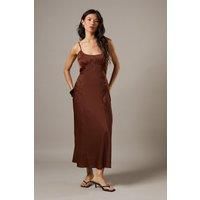 Warehouse Chocolate Dress Womens Occasion Dresses