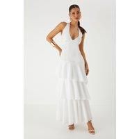 Misspap White Maxi Dress Womens Casual Dresses