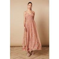 Oasis Dusky Pink Midi Dress Womens Occasion Dresses