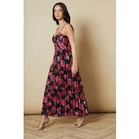 Oasis Black Midi Dress Womens Party Dresses