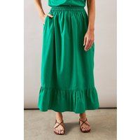 Wallis Green A-Line Skirt Womens Daywear Skirts