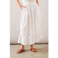 Wallis White A-Line Skirt Womens Daywear Skirts