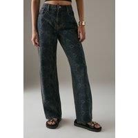 Warehouse Vintage Wash Straight Jeans Womens Casual Jeans