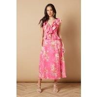 Oasis Bubblegum Midi Dress Womens Party Dresses