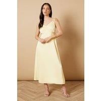 Oasis Yellow Midi Dress Womens Occasion Dresses