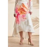 Coast Ivory Midi Skirt Womens Occasion Skirts