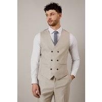 Burton Light Grey Waistcoat Mens Smart Suits