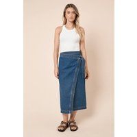Dorothy Perkins Mid Wash Denim Skirt Womens Daywear Skirts