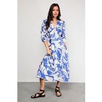 Warehouse Blue Dress Womens Daywear Dresses