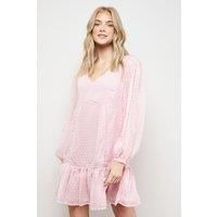 Oasis Light Pink Mini Dress Womens Daywear Dresses