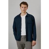 Mens Burton 1904 Navy Zip Through Overshirt - L