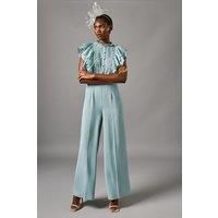 Coast Mint Wide Leg Jumpsuit Womens Occasion Jumpsuits