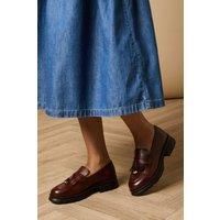 Oasis Tan Loafers Womens Casual Flats