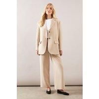 Wallis Taupe Blazer Womens Daywear Jackets & Coats