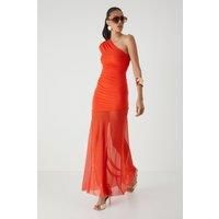Misspap Orange Bodycon Dress Womens Occasion Dresses