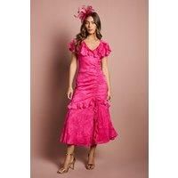Coast Pink Midaxi Dress Womens Occasion Dresses