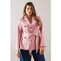 Wallis Pink Blazer Womens Smart Suits