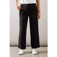 Wallis Black Straight Leg Trousers Womens Smart Trousers