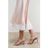 Oasis Mocha Heeled Sandals Womens Occasion Heels