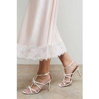 Oasis Ivory Heeled Sandals Womens Occasion Heels