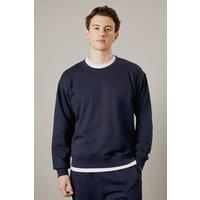 Mens Navy Crew Neck Sweatshirt - Xl
