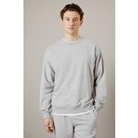 Mens Light Grey Crew Neck Sweatshirt - Xxl
