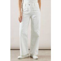 Wallis Ecru Wide Leg Jeans