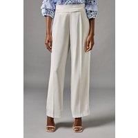 Coast Ivory Straight Leg Trousers Womens Occasion Trousers