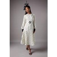 Coast Mono Fit & Flare Dress Womens Occasion Dresses